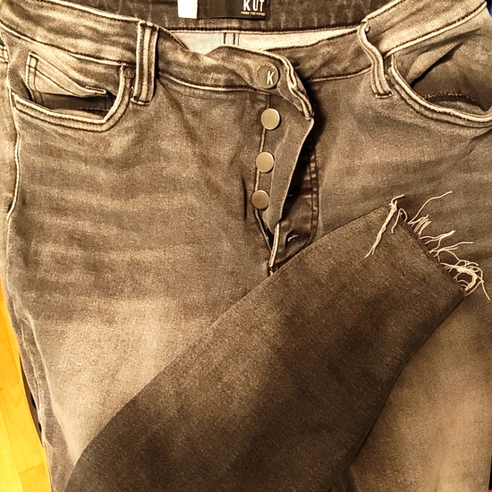 KUT gray jeans.